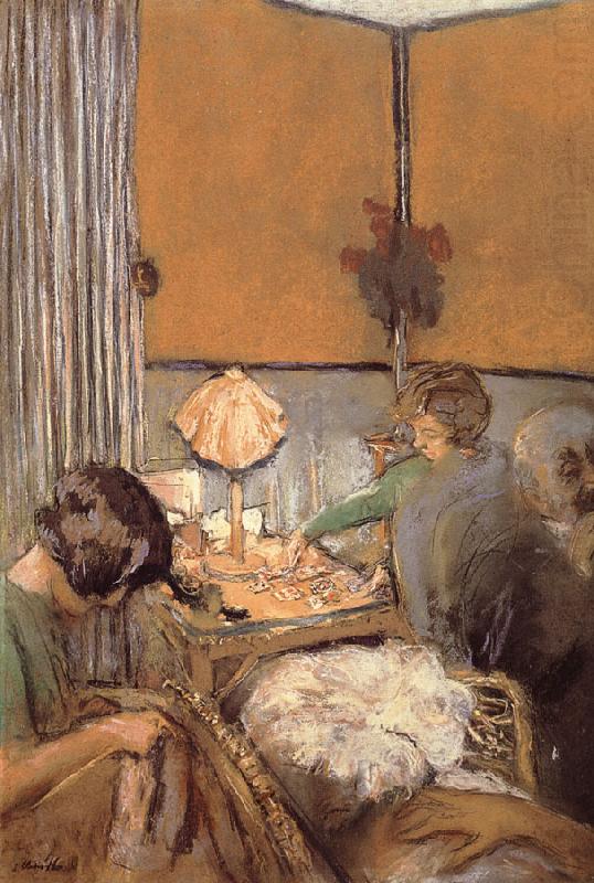 Edouard Vuillard A single card game china oil painting image